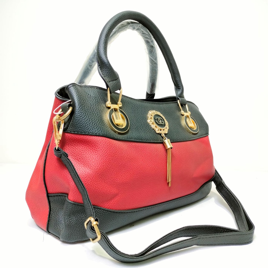 Diskon! Tas Selempang Wanita Import Top Handle Handbag Fashion 1862 Ukuran Besar