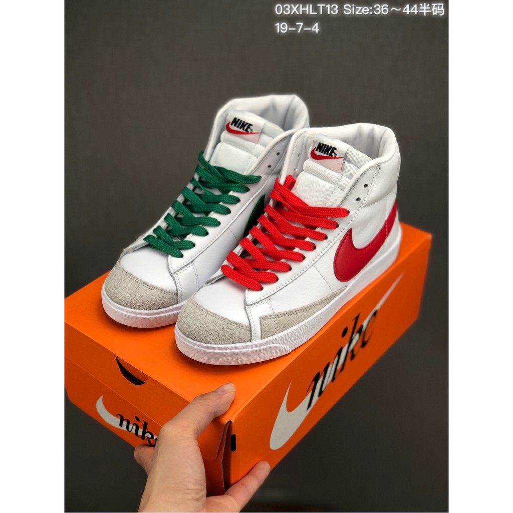 red nike blazer high tops