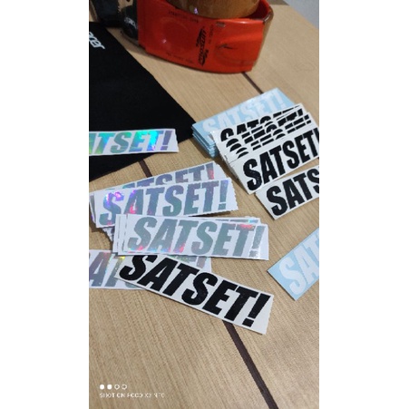 sriker SATSET! stiker cutting motor viral