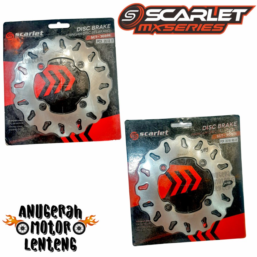 Disk Brake / Piringan Cakram Depan Belakang Scarlet Honda PCX 150