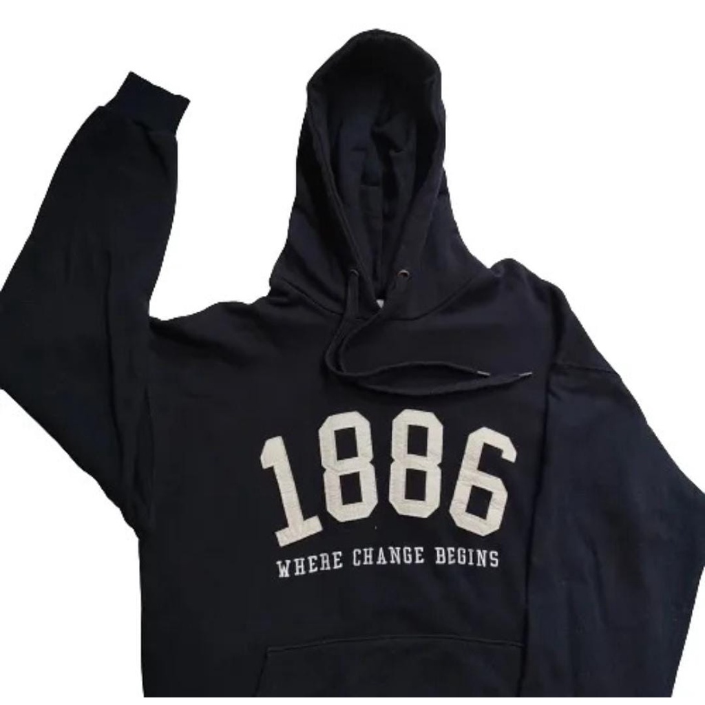 HOODIE UNISEX 1886 /// JUMPER CASUAL FLEECE TEBAL KEKINIAN TERBARU''