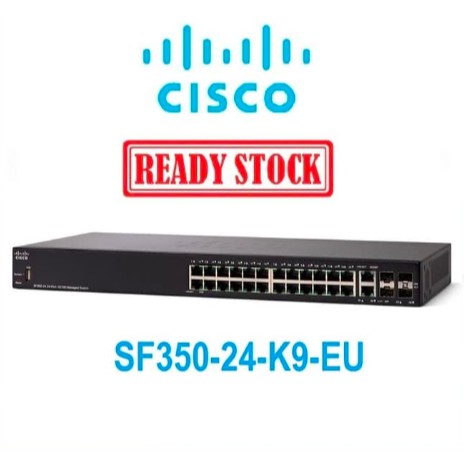 Cisco SF350-24-K9-EU Cisco SF350-24 24-port 10/100 Managed Switch