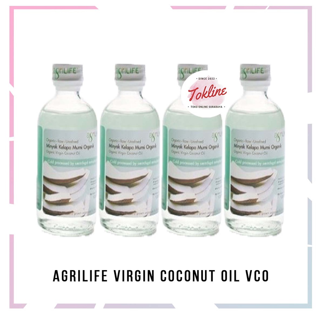 

AGRILIFE VCO PAKET HEMAT ISI 4 VIRGIN COCONUT OIL 120ML