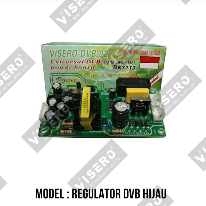 Regulator DVB Universal Hijau Visero (WD-DVB-02)