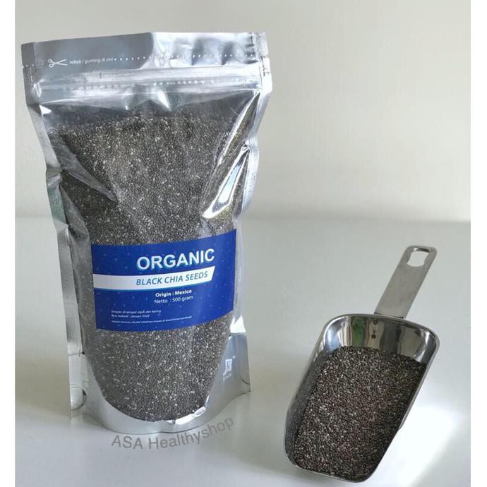 

Organic Black Chia Seeds Mexico 500 gram -Organic Chiaseed \u002F Chia seed