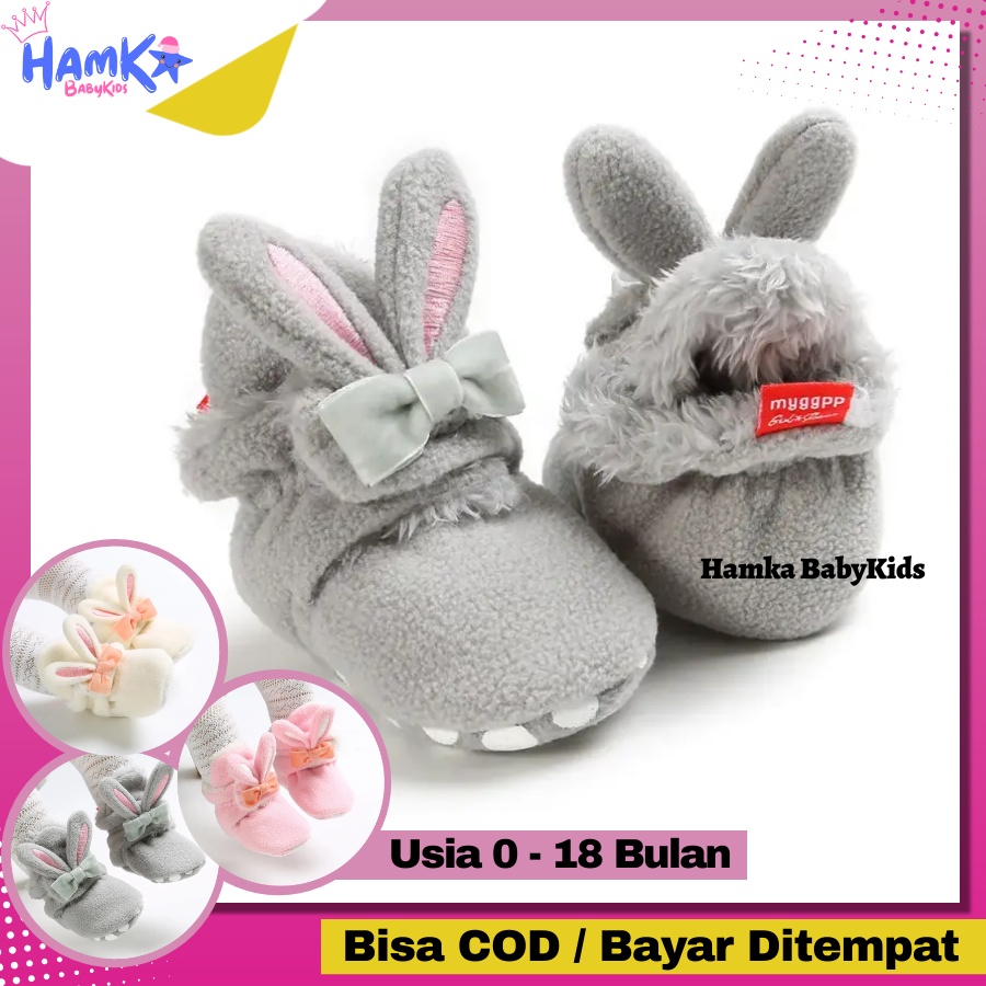 Sepatu Prewalker Bayi Perempuan Import Myggpp Bulu Kelinci Sepatu Bayi Perempuan 6 12 Bulan 0 6 Bulan Prewalker