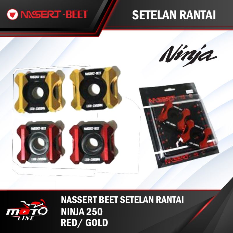 stelan rantai ninja 250 gold/red nassert beet