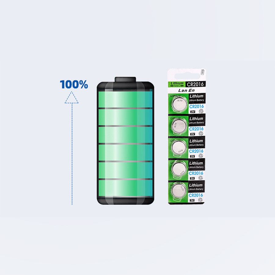 Trend-Baterai Battery Lithium Hijau CR2016 Batu Batre Lithium 3V Kancing Koin 1 STRIP