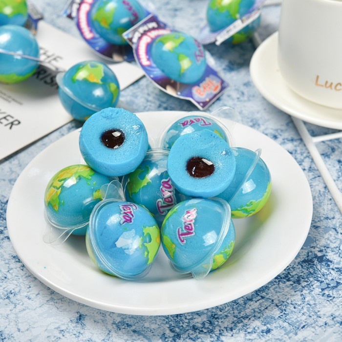 [Satuan] HALAL TROLLI PALENET - JELLY Planet Soccer Chewy Gummy - Permen Trolly Jelly Gummi Viral (H