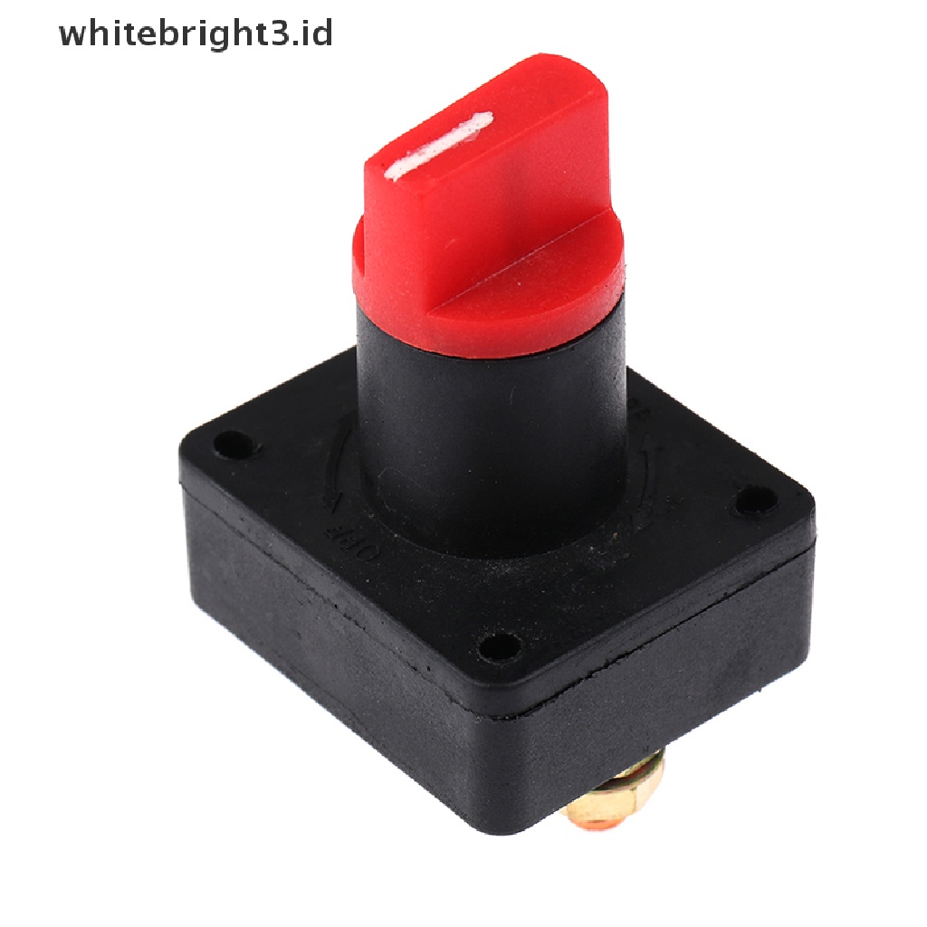 {whitebright3.id} 100A Battery Master Disconnect Rotary Cut Off Isolator Kill Switch Car Van  ,