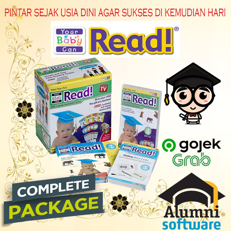 [LIMITED EDITION] Your Baby Can Read PAKET PELAJARAN TERLENGKAP