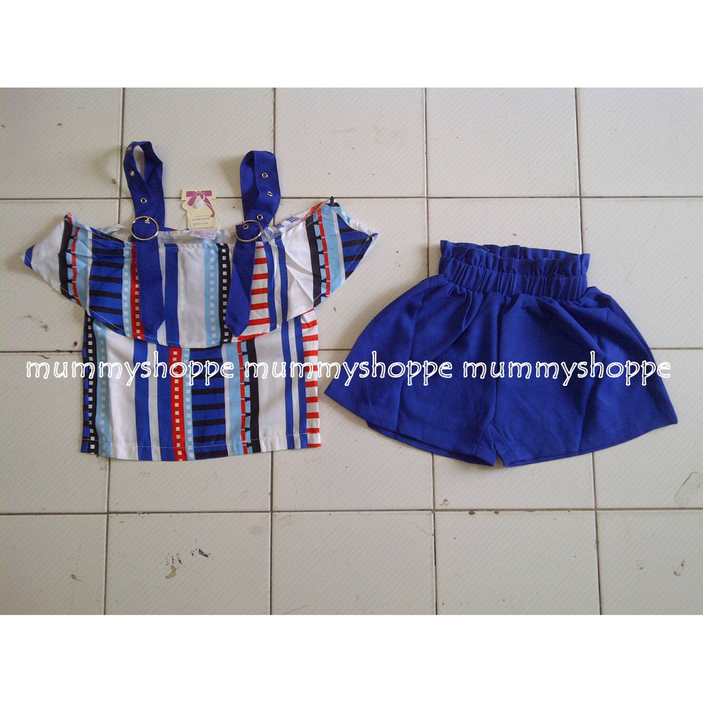 baju anak fashion KP 650 top + pants