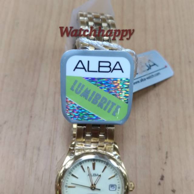 WATCHHAPPY JAM TANGAN ANALOG WANITA ALBA AXT850X1 / AXT850 / AXT850X LUMINIOUS DIAL QUARTZ MOVEMENT 