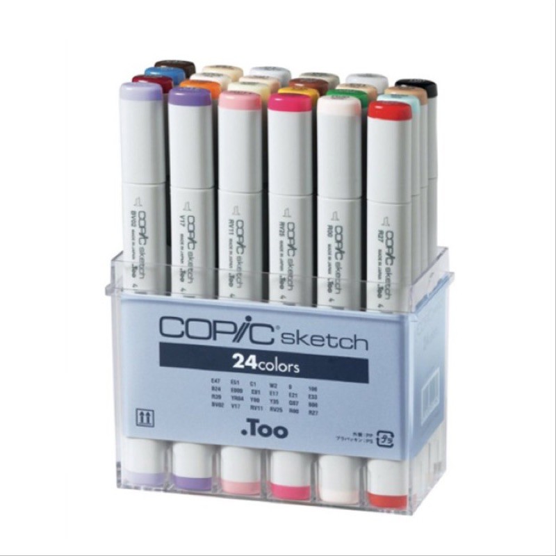

Copic Sketch Markers 24 Warna (Basic Colors)