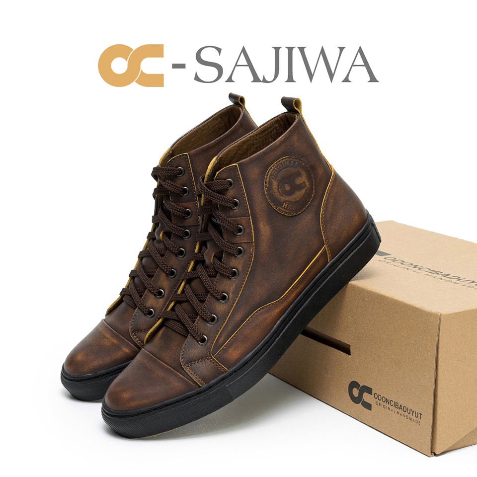 BEST SELLER SEPATU TERBAIK / SEPATU KULIT PRIA OC-SAJIWA / ZAENAL ARIF