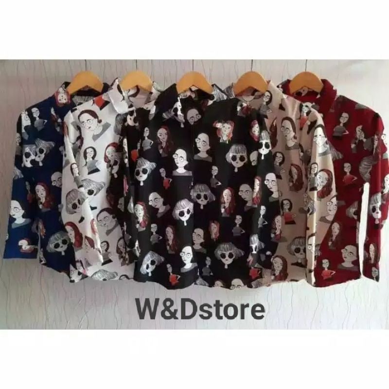 W&amp;D Baju KEMEJA RETRO