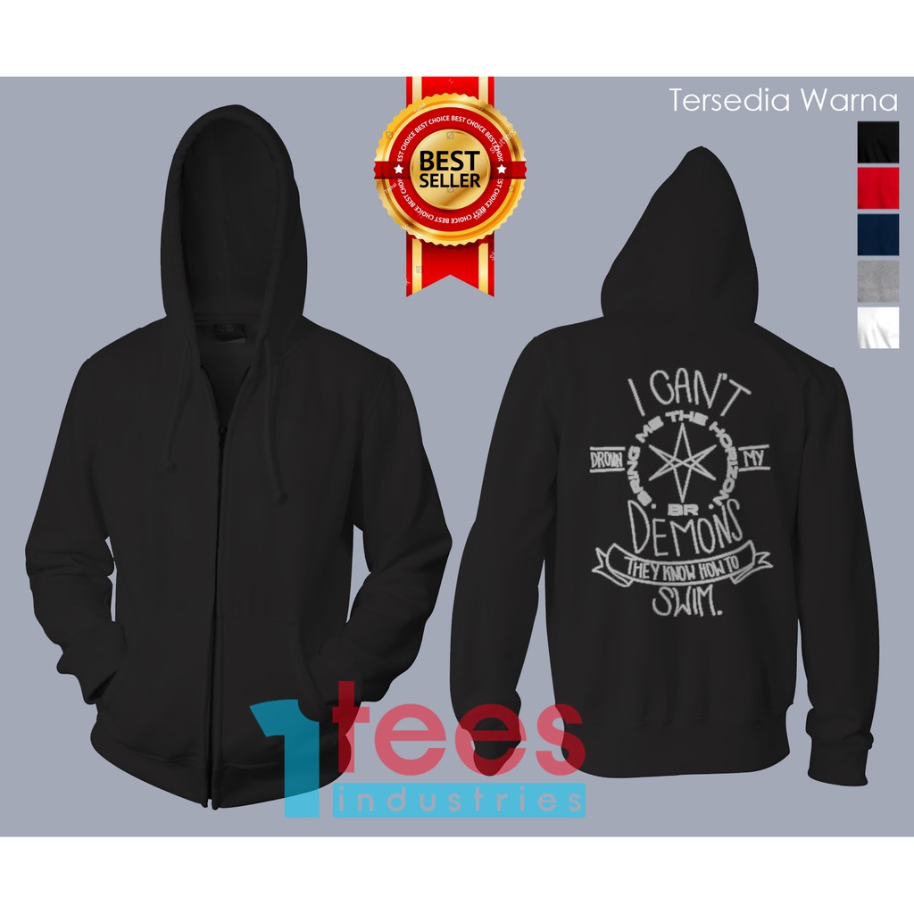 JAKET HOODIE ZIPPER BMTH DEMONS