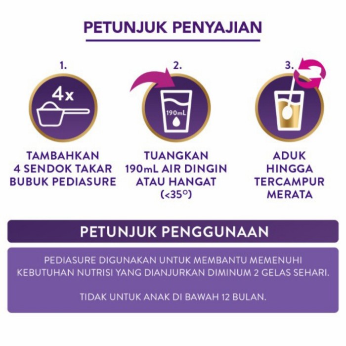 tahun-1-di-atas-bayi-susu- pediasure 850 gram rasa vanilla /pediasure vanila -susu-bayi-di-