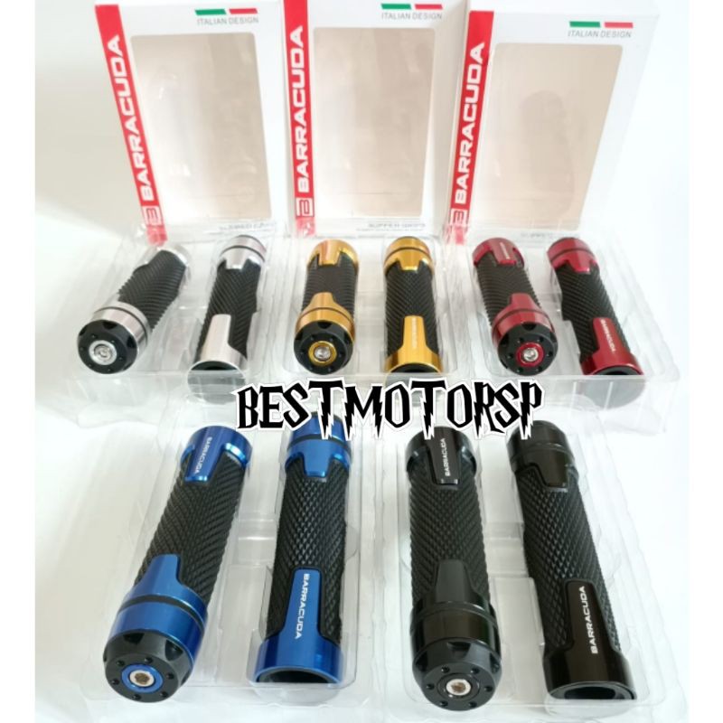 HANDGRIP HANDFAT GRIP BARRACUDA MODEL RIZOMA CNC NMAX AEROX LEXI PCX ADV UNIVERSAL SEMUA MOTOR