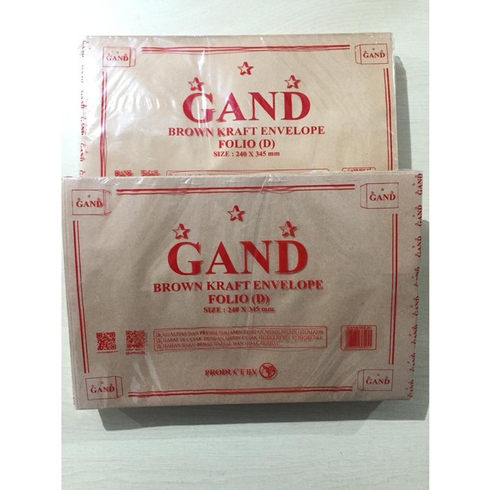 

Kusus Hari Ini Amplop Coklat Gand Folio ( 240 X 345 Mm ) Isi 100 Bagus