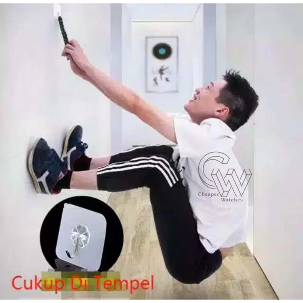 Cheaper-Gantungan Hook Multifungsi Tempel Dinding Super Kuat Magic Tempel Ajaib Termurah