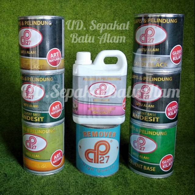 Cat Coating Vernis CP27 Pelapis Batu Alam 1kg