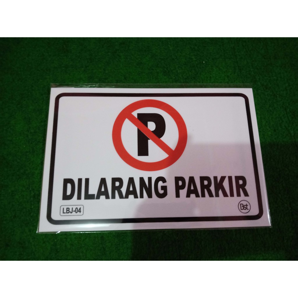 

Label Akrilik Dilarang Parkir Jumbo
