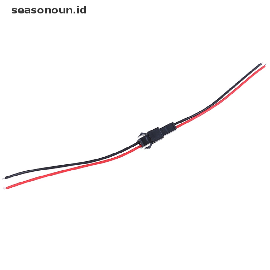 【seasonoun】 5Pairs SM 2Pin 3Pin 4Pin Male and Female LED Strip Wire Connector 20cm .