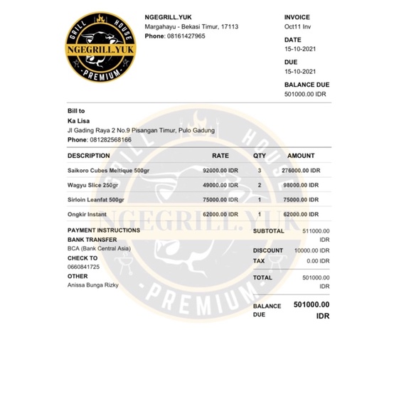 

Request Order Ka Lisa