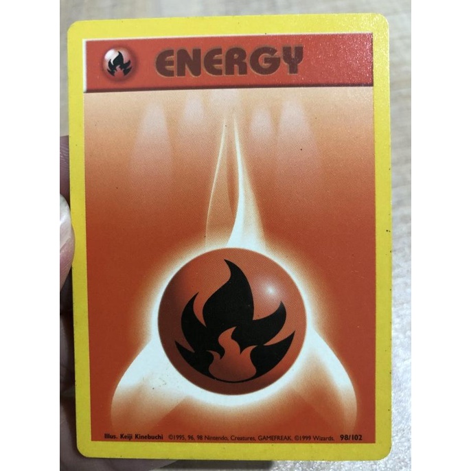 Kartu pokemon original fire energy