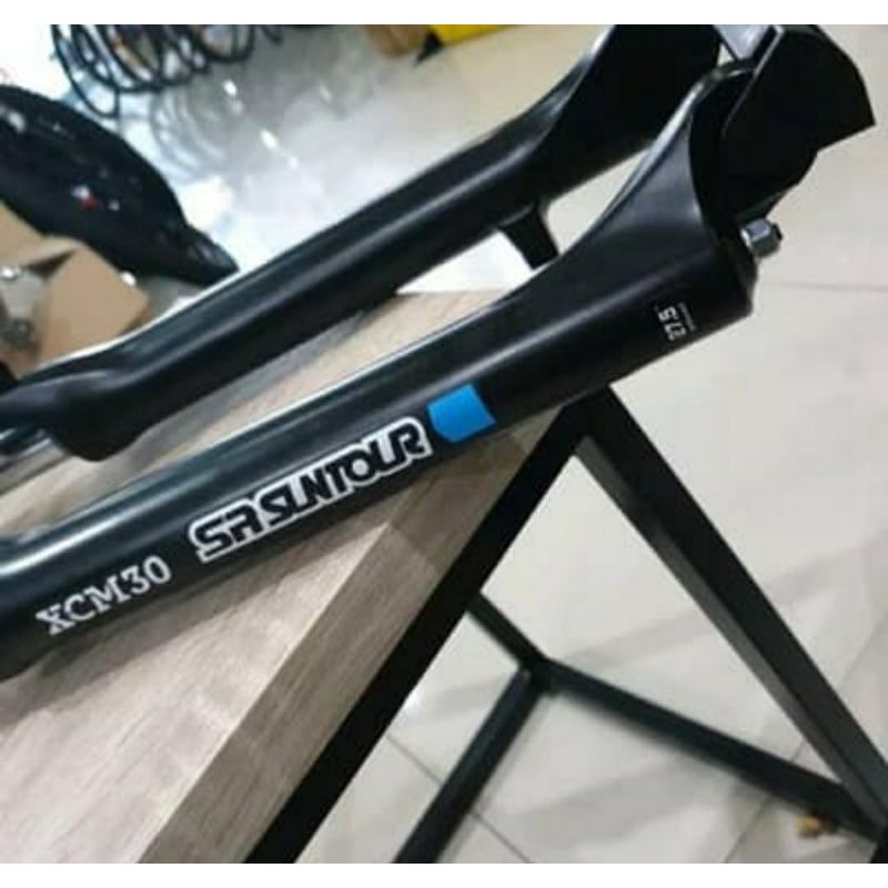 SHOCK DEPAM TERBARU MTB FORK SR SUNTOUR XCM 30 TRAVEL 120