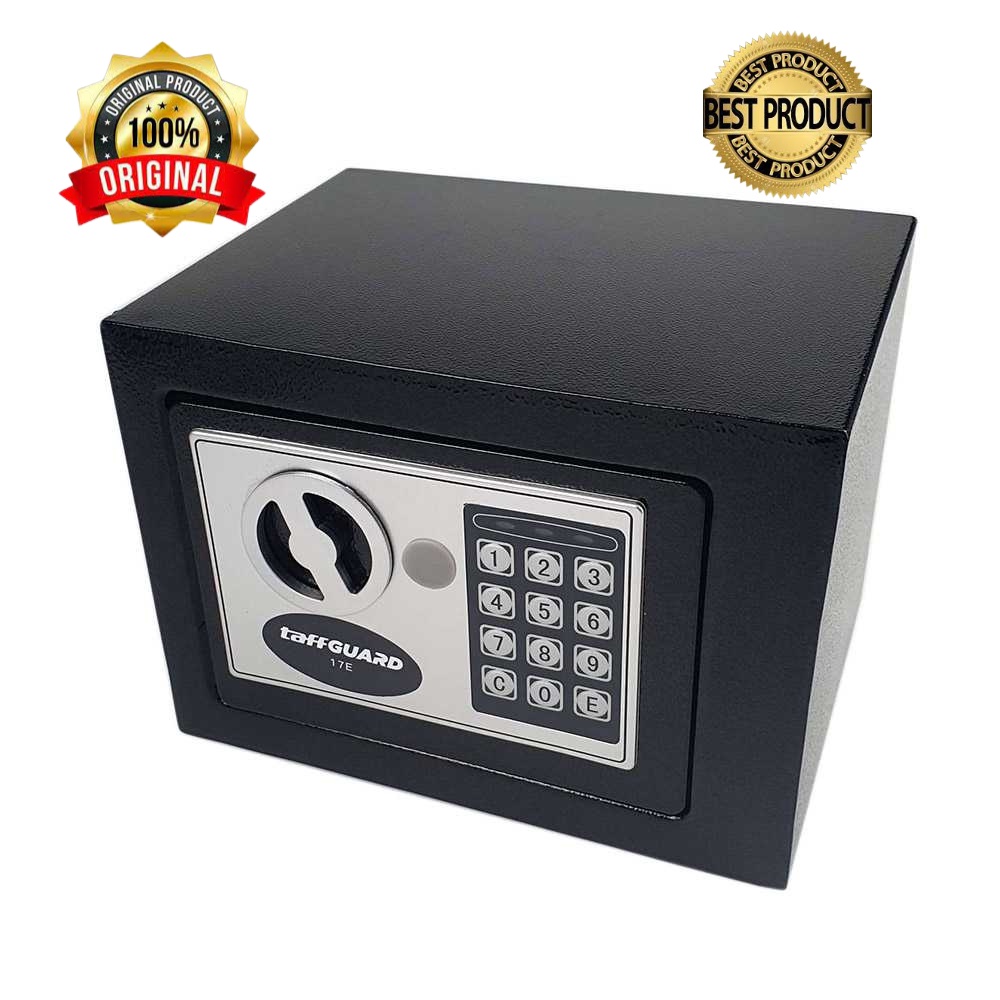 Taffguard Kotak Brankas Hotel Mini Password Safe Deposit Box 4.6L 17E