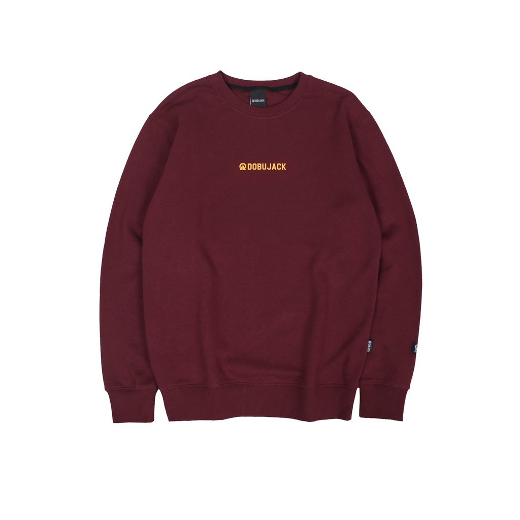 Sweater crewneck dobujack unisex / crewneck dobujack little logo premium