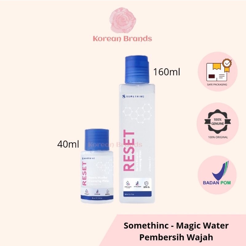 SOMETHINC Reset Gentle Micellar Cleansing Water - Magic Water Pembersih Wajah