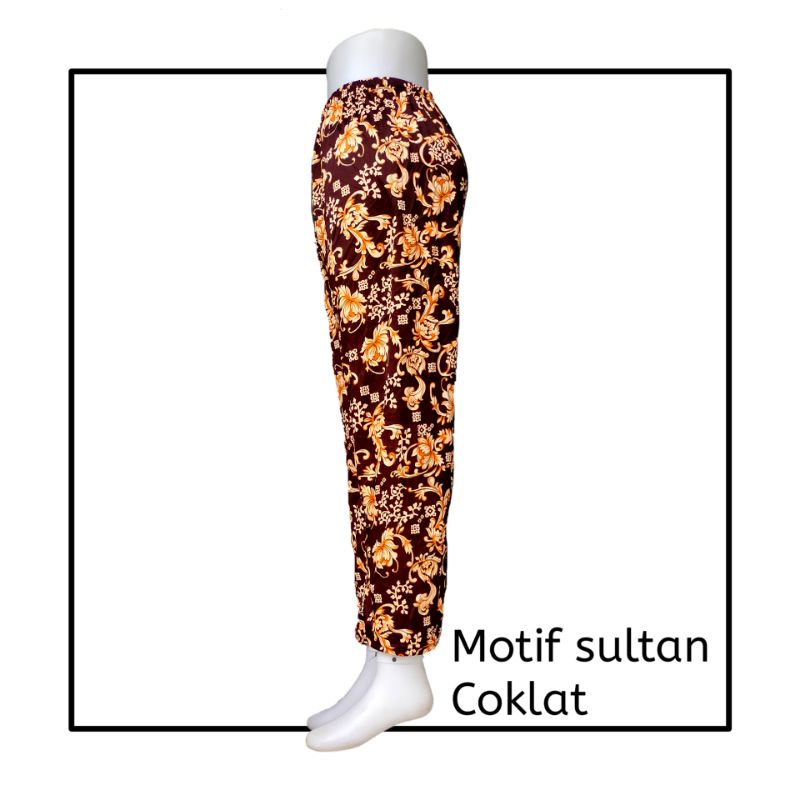 Celana Legging longgar celamis motif bunga