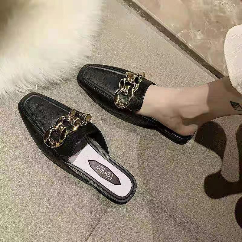 Free Box Sandal NS308 Flat Shoes Wanita Import Kasual Sandal Wanita kekinian Sepatu Termurah