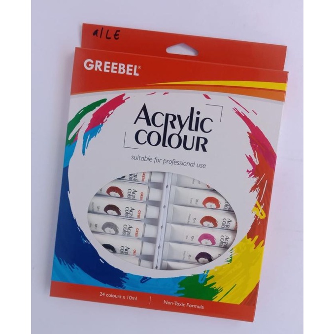 

PROMO Cat Acrylic Grebel 24 Warna (10 ml)/CAT AKRILIK SET/CAT AKRILIK SET 24 WARNA/CAT AKRILIK PASTEL/CAT AIR/CAT AIR LUKIS SET/CAT AIR GIOTTO/KUAS LUKIS 1 SET/KUAS LUKIS KECIL/KUAS LUKIS LENGKAP/KANVAS LUKIS/KANVAS LUKIS SKETSA/KANVAS LUKIS MINI/KANVAS