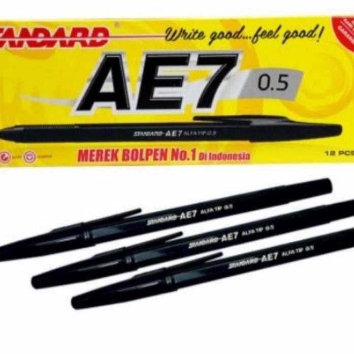 

[MoT ㊓] Pulpen Standard AE7 0.5mm GROSIR MURAH (12 PCS) //Harga special