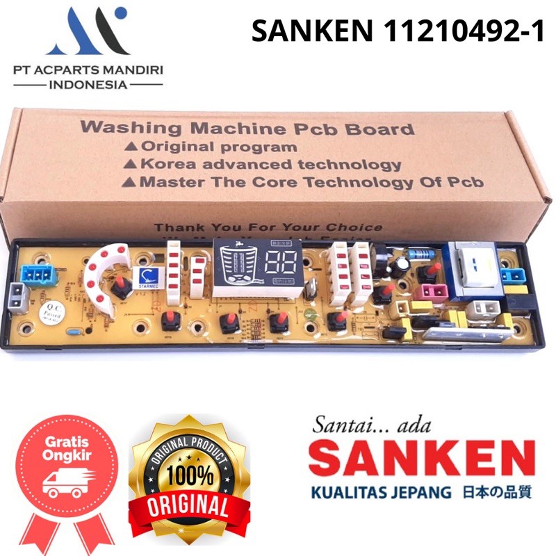 Modul mesin cuci Sanken QW990 9 TOMBOL ( 112110492-1 )