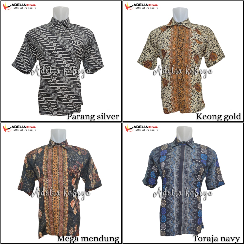 NEW - KEMEJA BATIK MODERN - KEMEJA COUPLE - set batik pesta - kemeja kekinian -baju pria batik