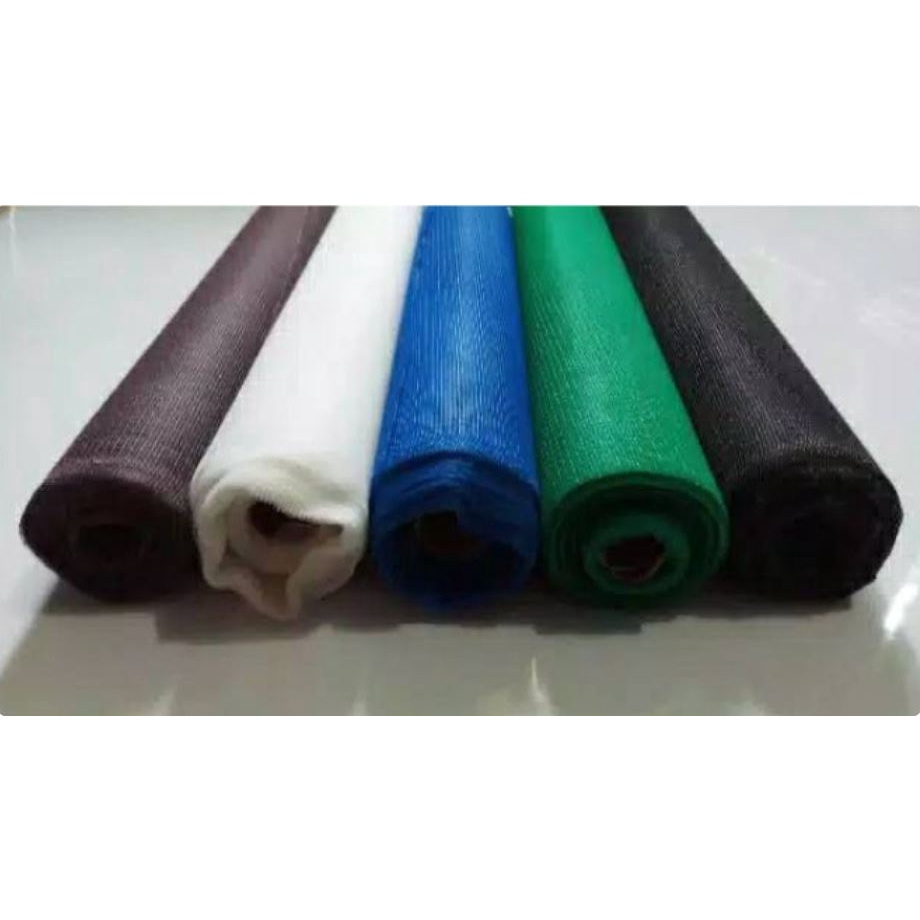 Kawat nyamuk nylon / kawat strimin / kasa pintu / kawat kain kasa / kawat nilon 1 ROL kurang lebih 15 meter tebal dan berkualitas