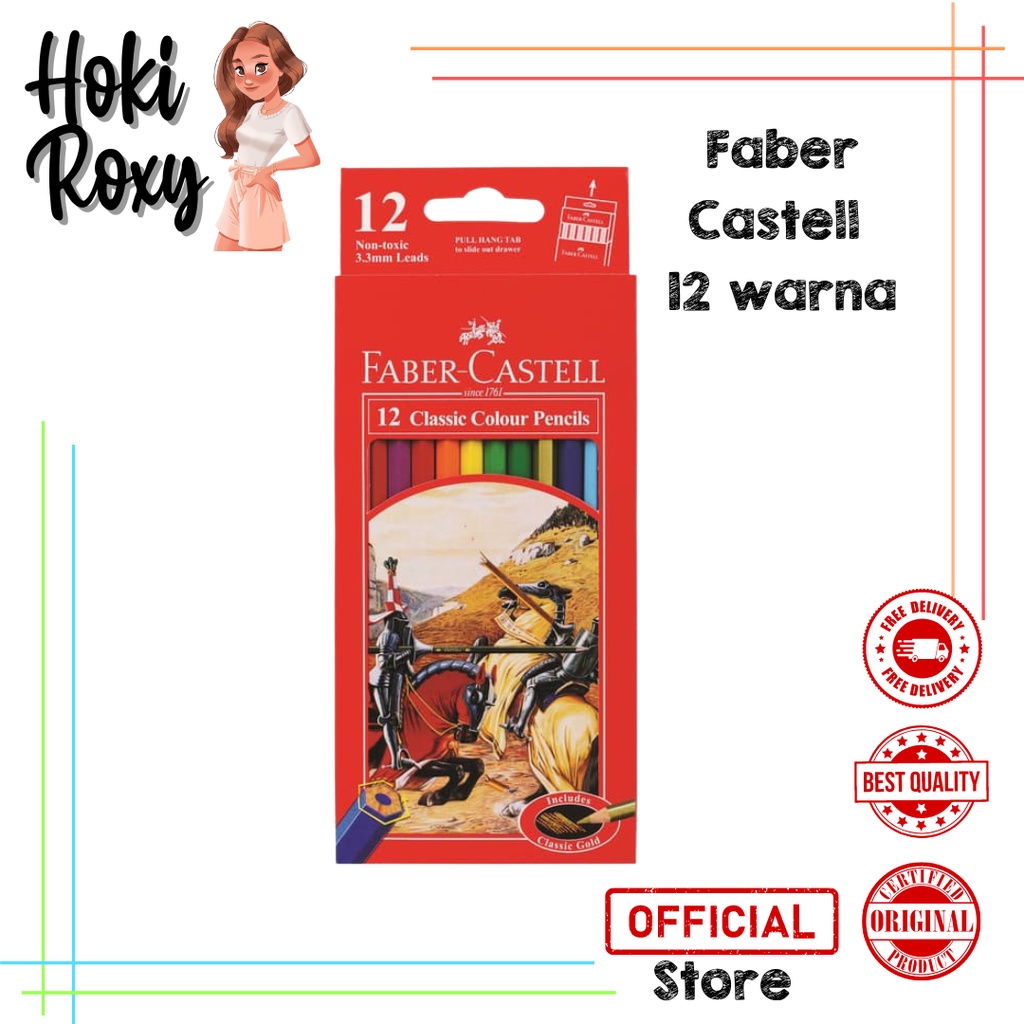 

Pensil Warna Faber Castell 12 Warna