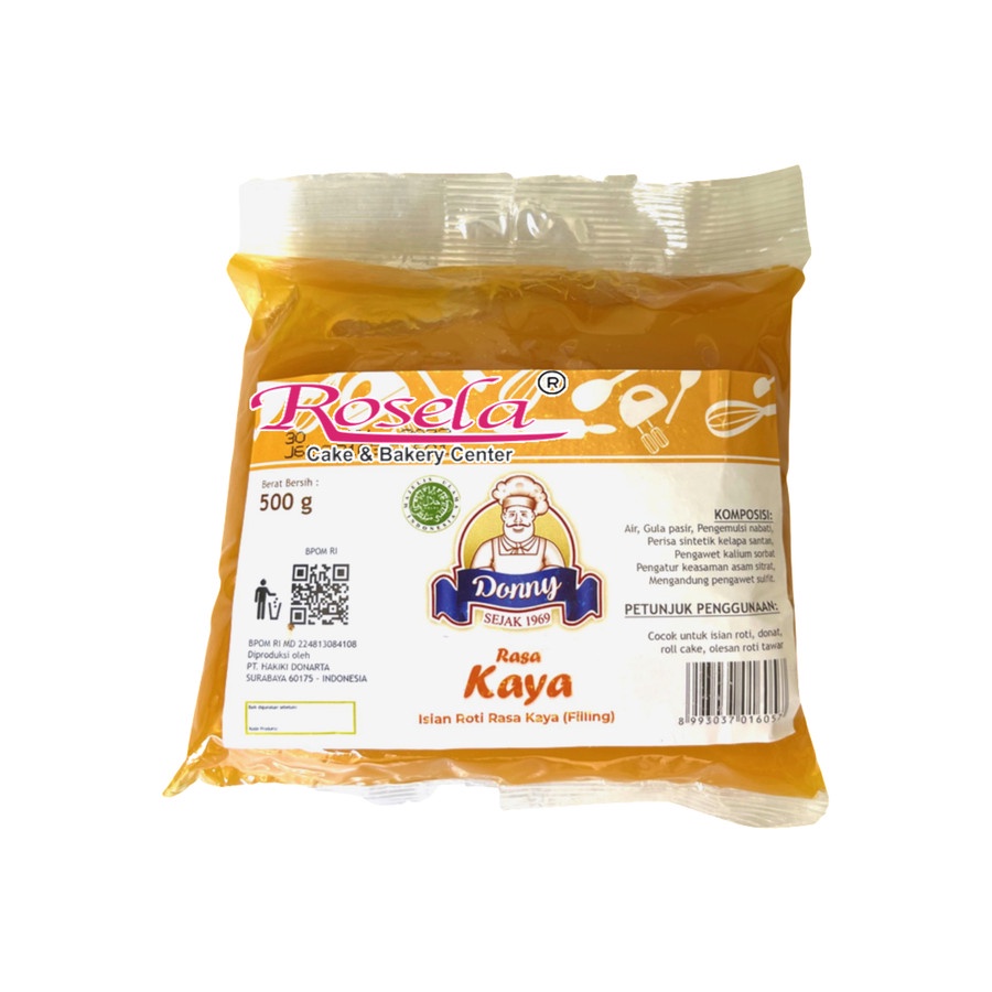 

Donny Isian Roti Filling Srikaya / Sarikaya Selai Donny 500 gram