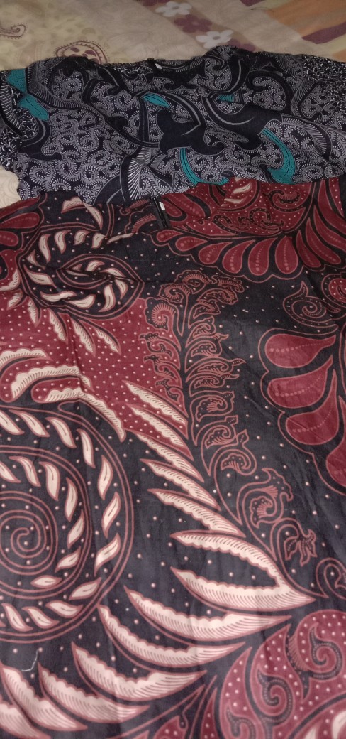 Atasan Batik Wanita Kerja Kantor Ori Shabirah Batiksolo Blouse Blusebatik Batikmodern .