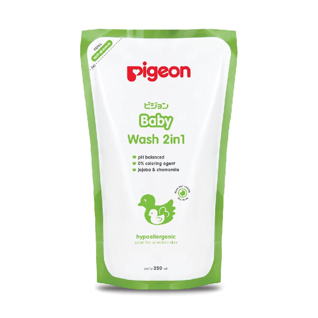 Pigeon Baby Wash 2 in 1 Refill 350ml