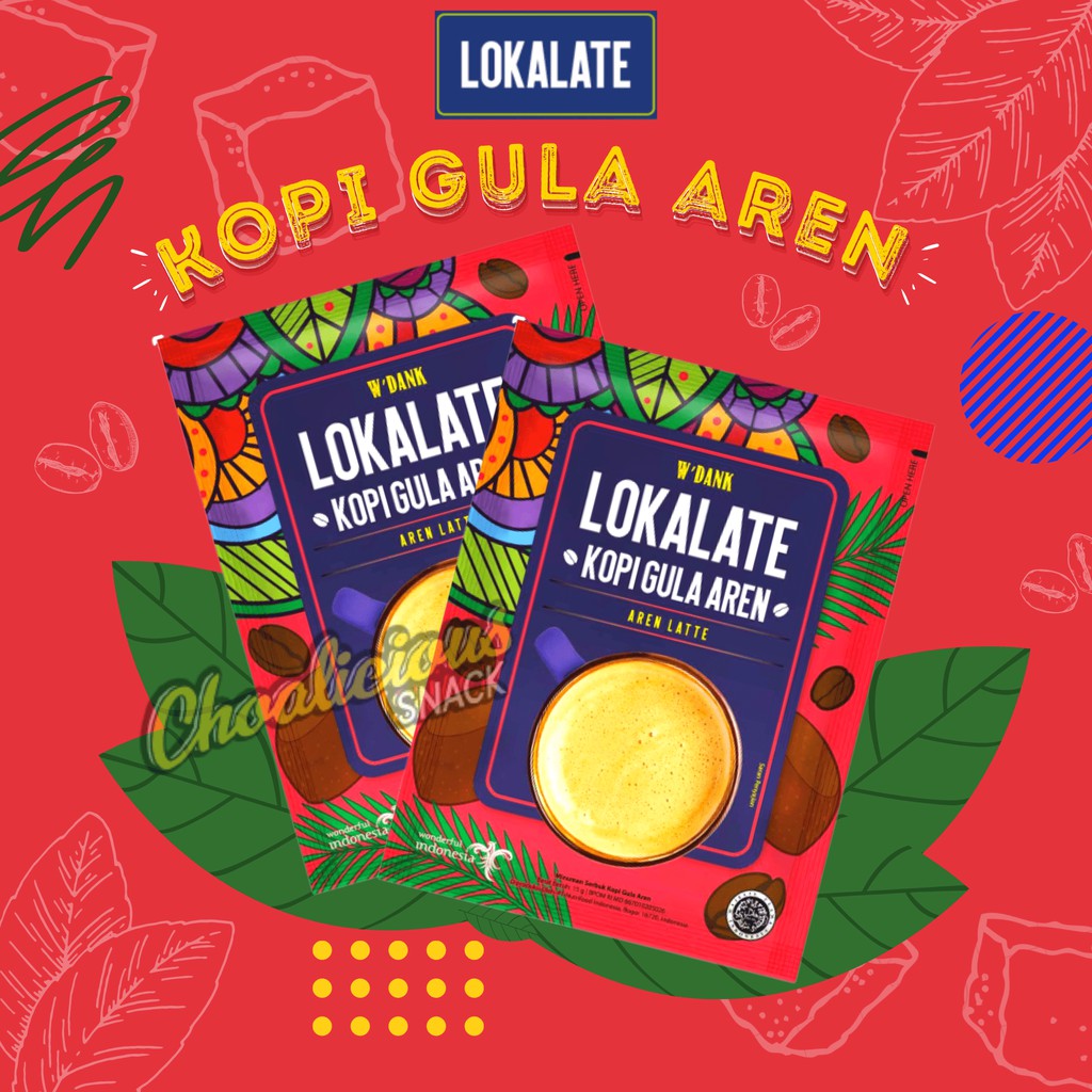 

LOKALATE Kopi Gula Aren - Aren Latte 15 gram