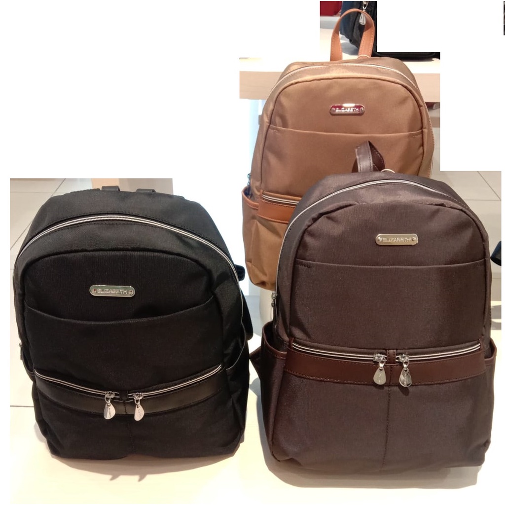 (RS.192) TAS RANSEL UNISEX PRIA WANITA MERK ELIZABETH
