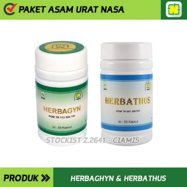 

PAKET ASAM URAT NASA - Herbagyn, Herbathus