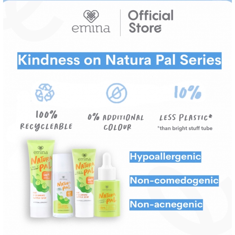 BARU! Emina Natura Pal Gel Cleanser 100ml