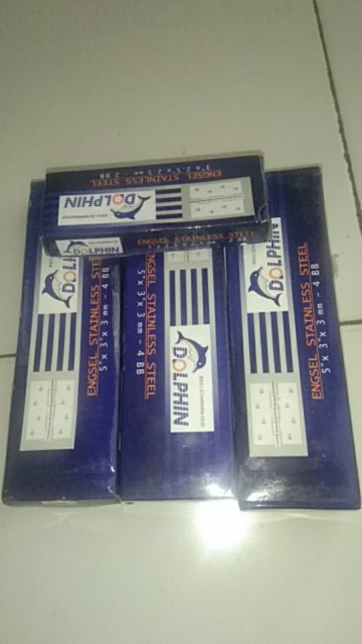 Engsel Pintu Dan Jendela Steinless Tebal Bagus Murah - Engsel Dolphin Asli